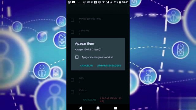 Como limpar memória e liberar espaço no WhatsApp
