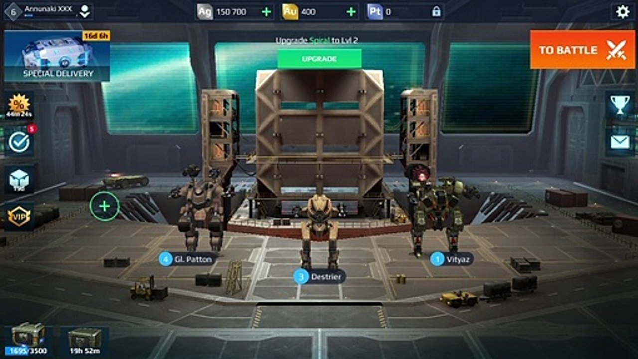 War Robots PC Gameplay - Purchased Vityaz Through Rewards Chest