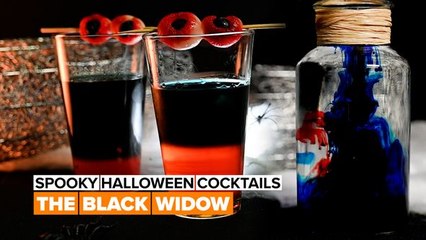 Spooky Halloween Cocktails: The Black Widow