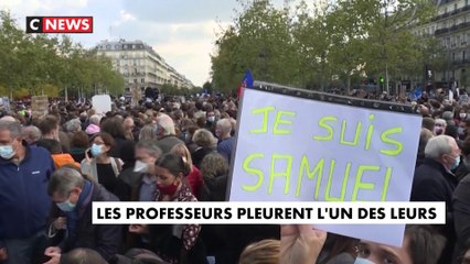 Hommage à Samuel Paty : les professeurs pleurent l'un des leurs