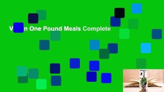 Vegan One Pound Meals Complete