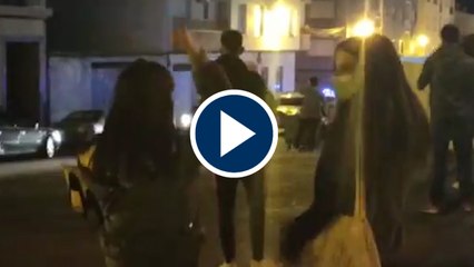 Un grupo ultra de Gandía, acorralado en una contundente respuesta antifascista