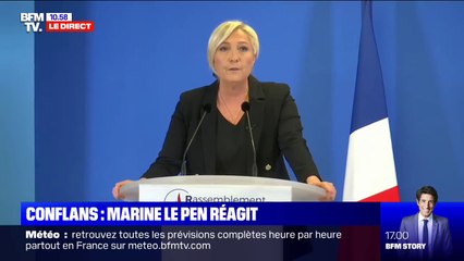 Mort de Samuel Paty: Marine Le Pen dénonce l'islamisme, "une idéologie criminelle qui tue désormais régulièrement dans notre pays"