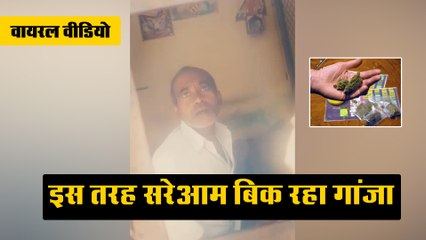 इस तरह सरेआम बिक रहा गांजा, वीडियो हुआ वायरल