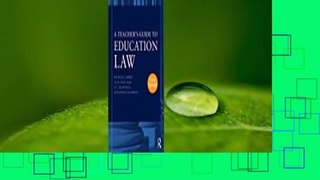 Full Version  A Teacher's Guide to Education Law  For Kindle