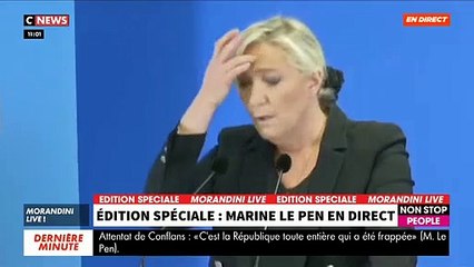Professeur décapité - Regardez le discours de la présidente du Rassemblement national Marine Le Pen: "La loi humaine s'impose sur la loi divine" - VIDEO
