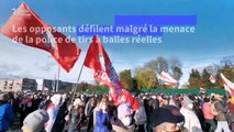 Bélarus: des dizaines de milliers de manifestants, plus de 200 arrestations