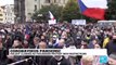 Coronavirus pandemic: Protests in Prague over virus restrictions