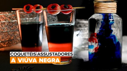 Coquetéis Assustadores: A viúva negra