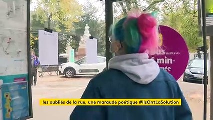 A Besançon, une jeune femme écrit des poèmes pour égayer le quotidien des sans-abris