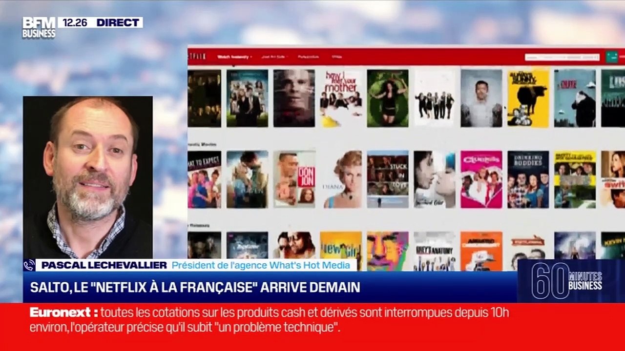Pascal Lechevallier (What's Hot Media) : Salto, le "Netflix à la française" arrive demain - 19/10
