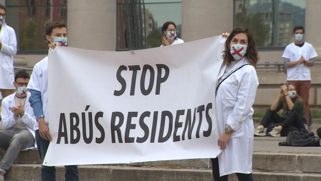 Huelga de los MIR catalanes para reclamar mejoras laborales