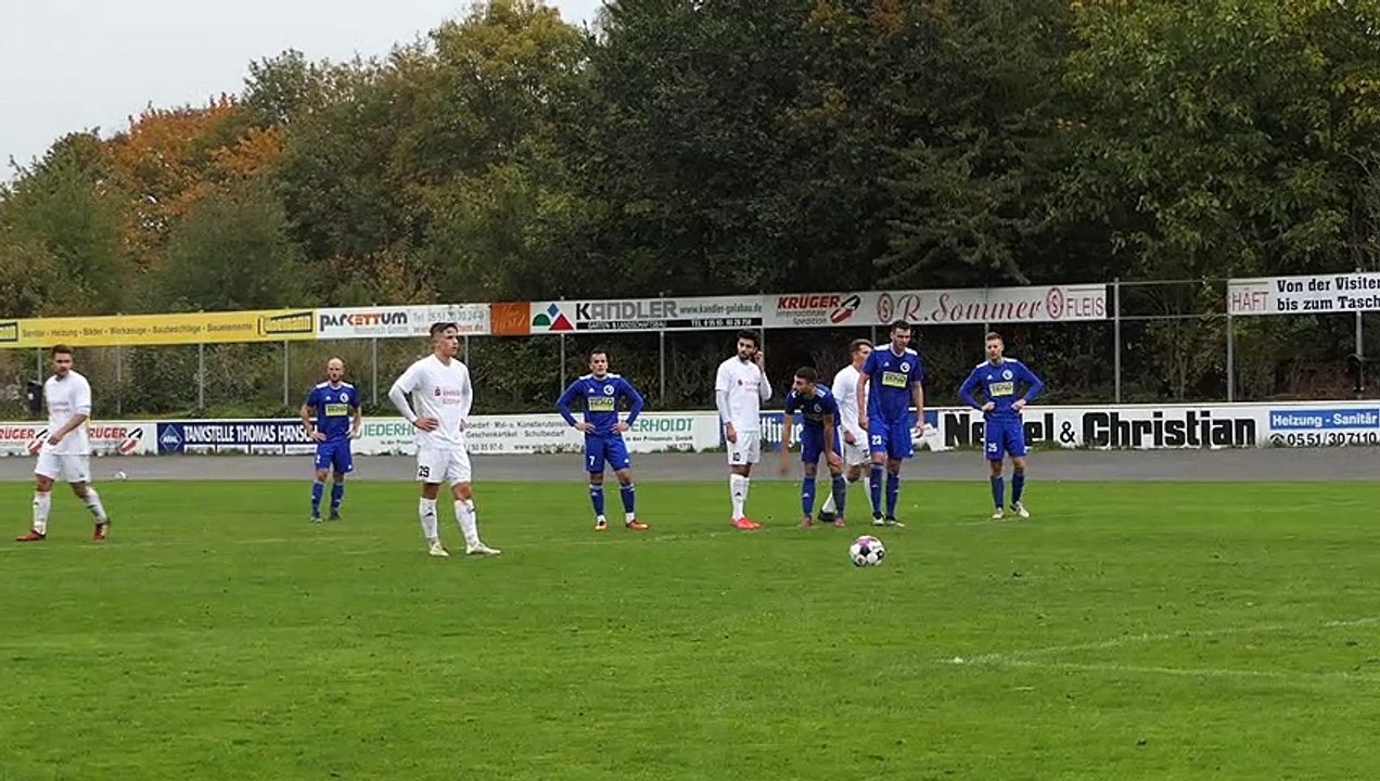Das 3:3 für die SVG gegen Tündern durch Lukas Presch