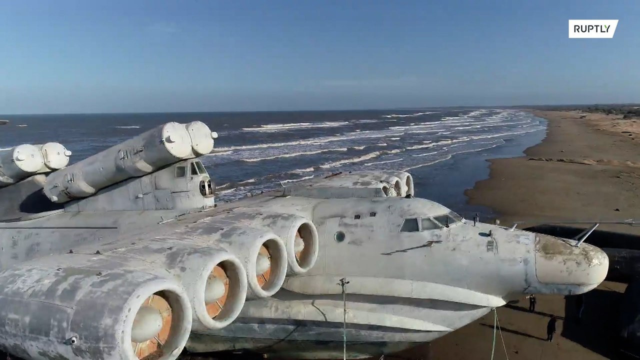 See Soviet-era MONSTER ship ‘abandoned’ on Caspian Sea shore