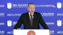 Cumhurbaşkanı Erdoğan: 'Batı mesela tüm ilhamını bizim köklerimizden almıştır. Biz ise köklerimizi dışlayarak 2 asırdır kendimize yol ve yön bulmaya çalışıyoruz. Fikri bir buhranın içinde bulunuyoruz'