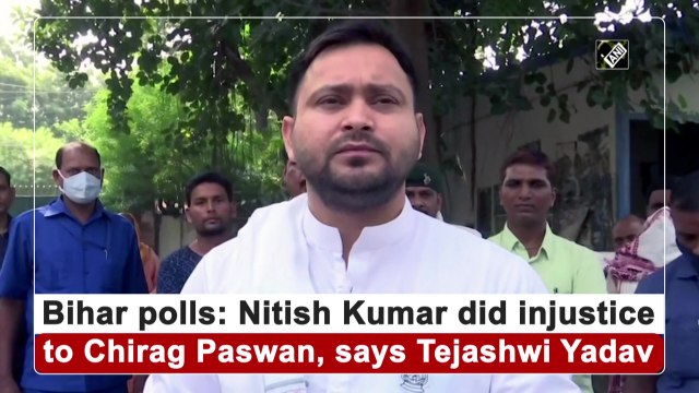 Bihar polls: Nitish Kumar did injustice to Chirag Paswan, says Tejashwi Yadav