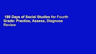 180 Days of Social Studies for Fourth Grade: Practice, Assess, Diagnose  Review