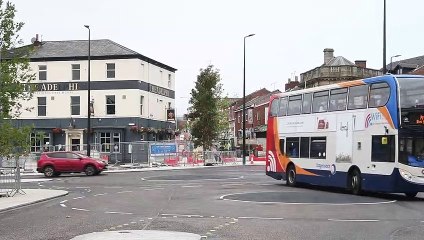 Roundabouts open at the bottom of Friargate