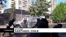Chile: összecsapásokba torkollott az évfordulós tüntetés