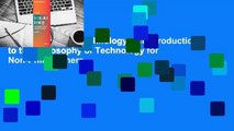 Teaching about Technology: An Introduction to the Philosophy of Technology for Non-Philosophers