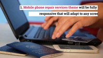 Modern Mobile Phone Repair Services Template and Theme