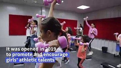 Young Libyans join first sports academy for girls in war-torn country