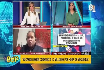 Penalista Julio Rodríguez: "Interpretar un blindaje de Ávalos a Vizcarra es absolutamente válido"