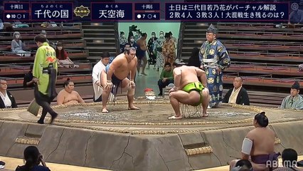 Chiyonokuni vs Akua - Aki 2020, Juryo - Day 12