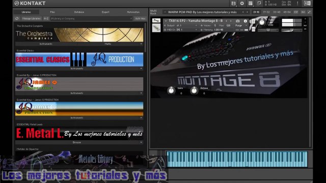 Yamaha Montage 8 - TX816 EP2 - SAMPLES KONTAKT