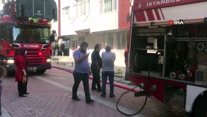 Avcılar'da mobilya atölyesinde korkutan yangın