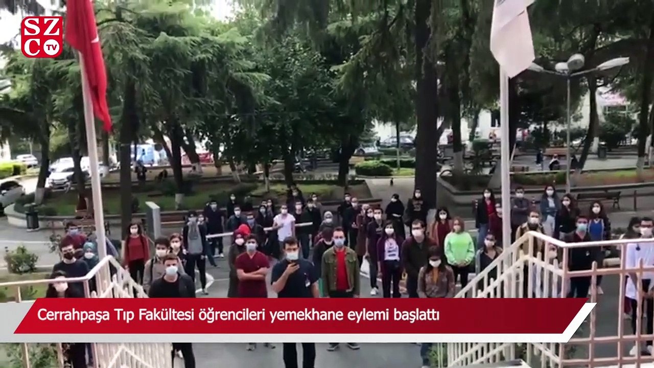 Cerrahpaşa Tıp Fakültesi öğrencileri yemekhane eylemi başlattı