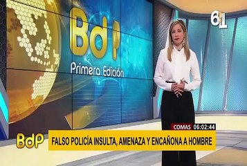 Falso policía encañonó a conductor que le dijo que no arroje basura a la calle