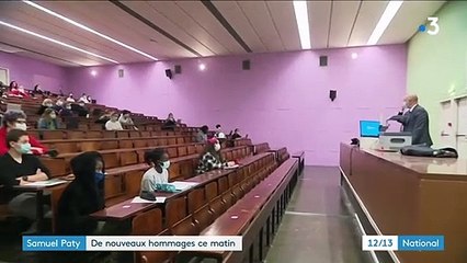 Assassinat de Samuel Paty : les hommages se poursuivent en France