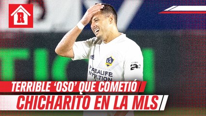 Chicharito jugó segundo tiempo y falló una clara en victoria del Galaxy
