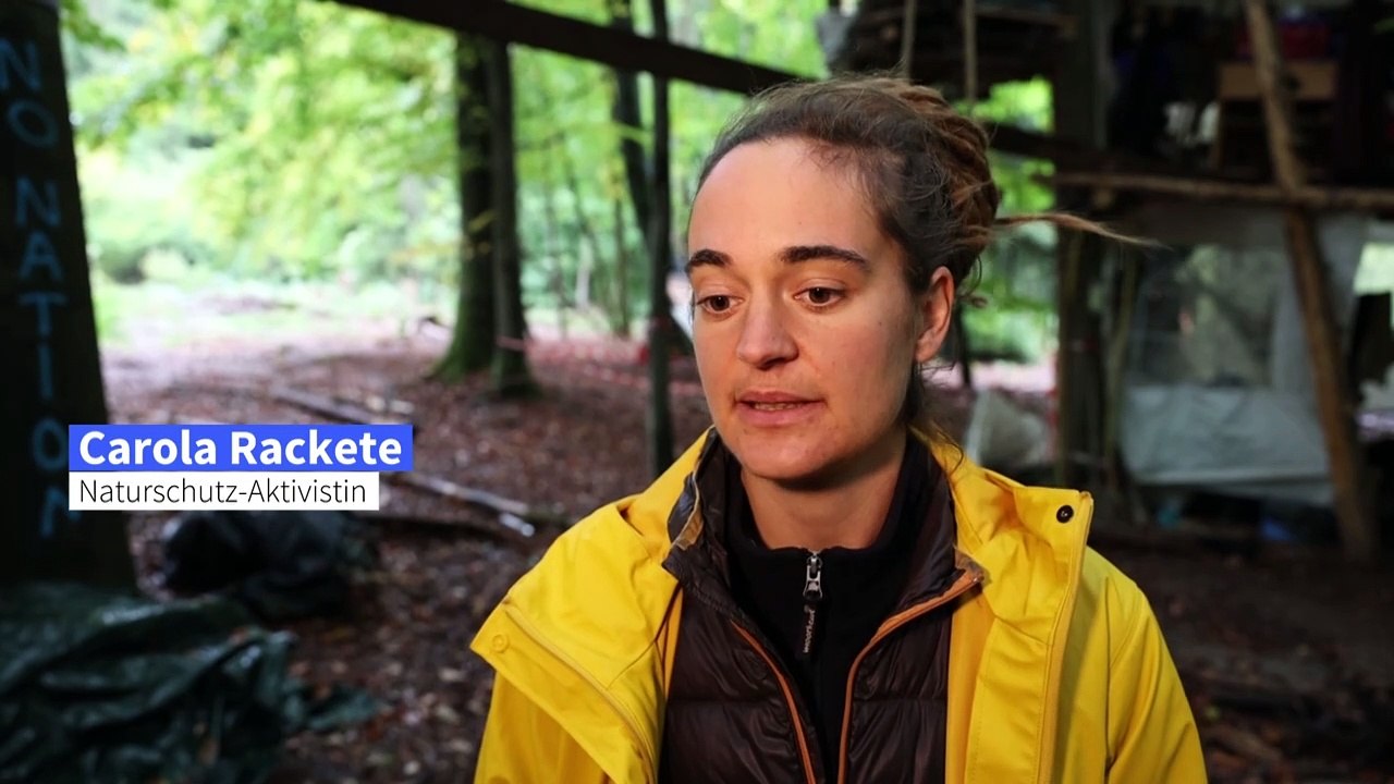 Carola Rackete – erst Flüchtlinge retten, nun Bäume