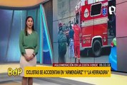 Accidentes y aglomeraciones de ciclistas en Bajada de Armendáriz y La Herradura