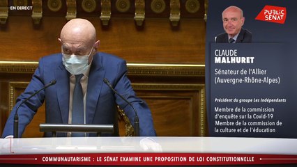 Loi contre le communautarisme: Claude Malhuret salue "un sursaut"