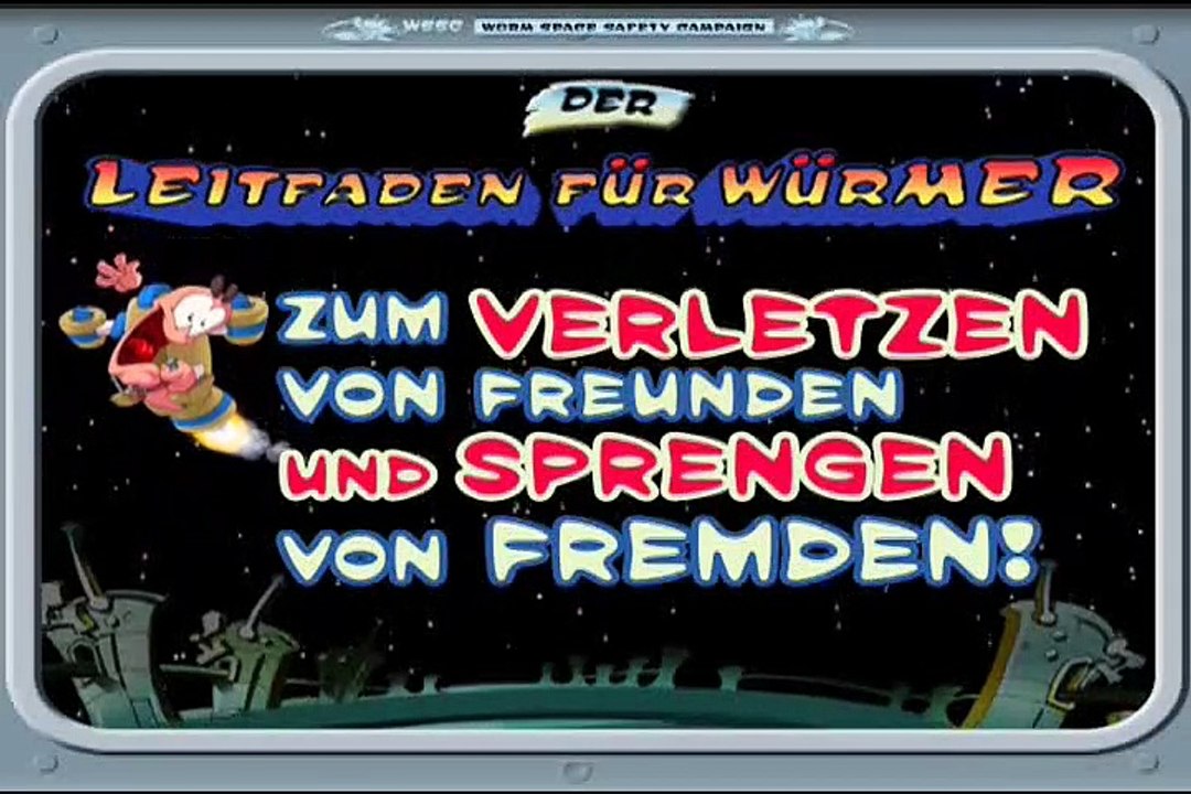 Worms: odyssee im wurmraum trailer zum videogame (2008)