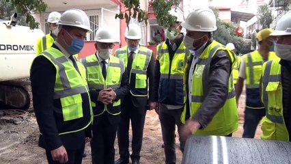 İçme suyu hattında çalışmalar hızla ilerliyor