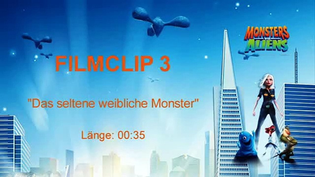 Monsters Vs. Aliens Film Trailer (2009)