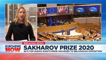Sakharov Prize 2020: Belarus' opposition wins EU human rights award