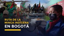 Minga Indígena: Así será el recorrido de los manifestantes en Bogotá