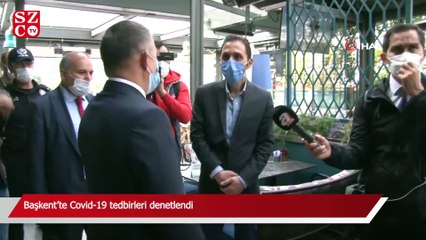 Başkent’te Covid-19 tedbirleri denetlendi