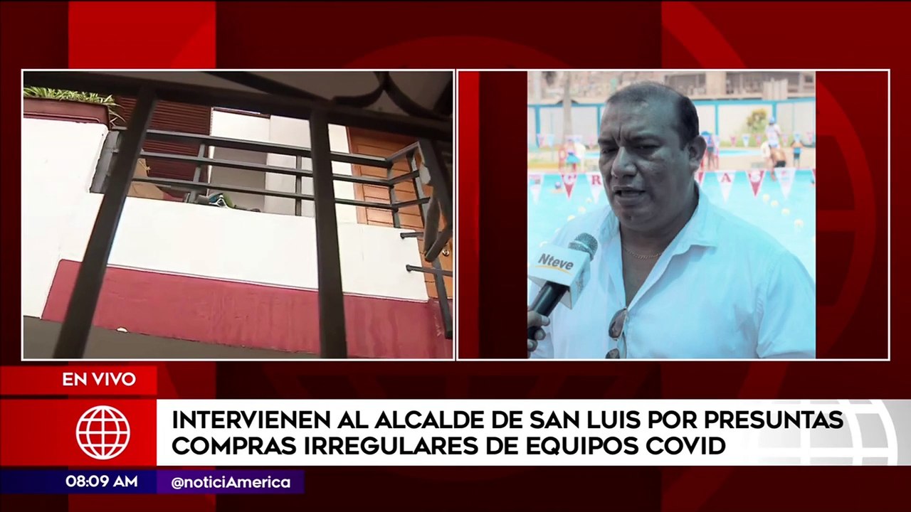 Fiscalía interviene casa de alcalde de San Luis por presunta irregularidad en compras de su municipio | Primera Edición (HOY)