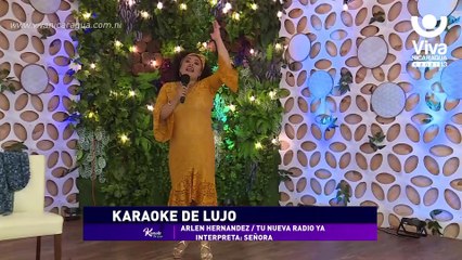 Tercera Ronda: Arlen Hernández interpreta "Señora" en el Karaoke de Lujo