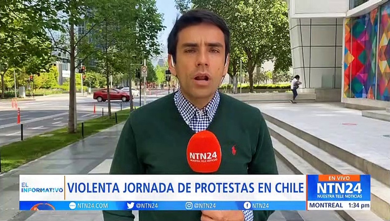 Más de 500 detenidos en Chile durante jornada de conmemoración de protestas