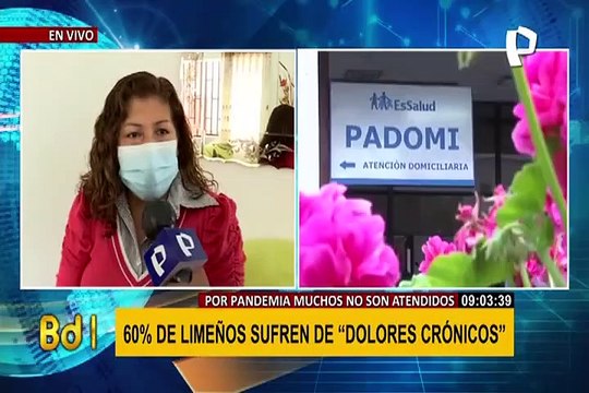 Preocupante: 60% de limeños sufren dolores crónicos pero mayoría no recibe tratamiento