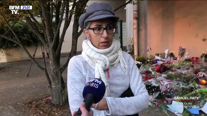 L'émotion d'une mère de famille qui a du mal à réaliser la mort de Samuel Paty