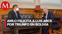AMLO felicita a Luis Arce por triunfo en elecciones de Bolivia