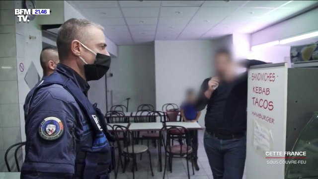 Le rappel à l'ordre des policiers lors de la mise en place du couvre-feu à Viry-Chatillon
